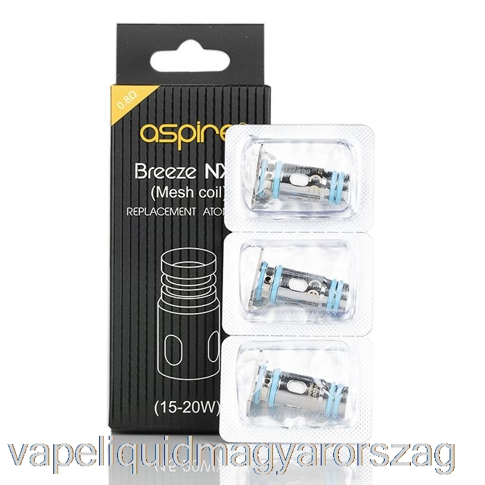 Aspire Breeze Nxt Cseretekercsek 0,8 Ohm Nxt Ka Mesh Coils Vape Toll